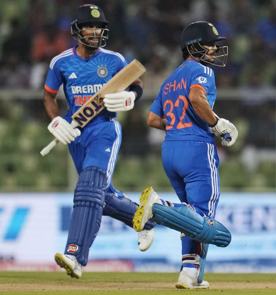 Ruturaj Gaikwad and Ishan Kishan built on India's good start
