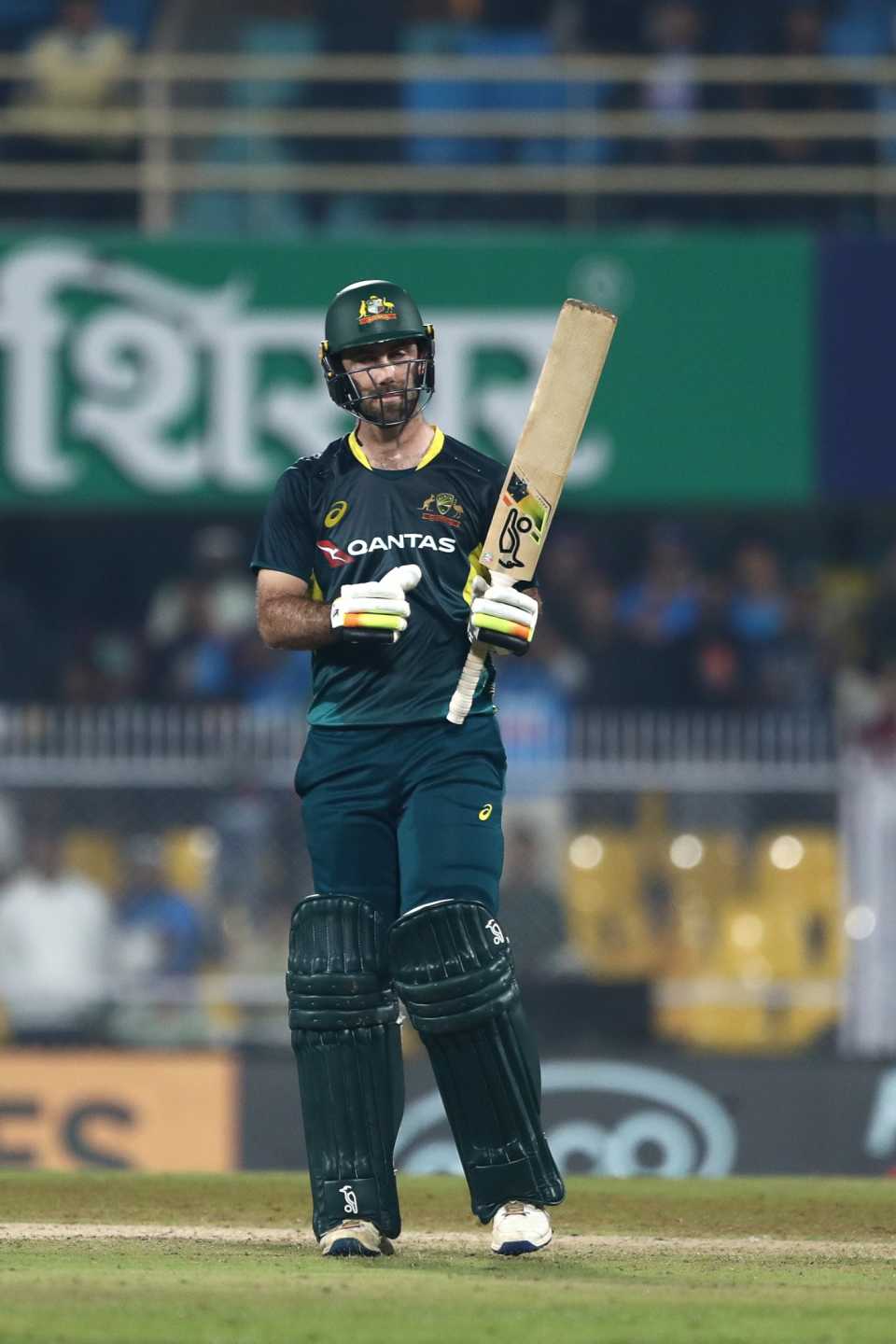 Glenn Maxwell brought up his fourth T20I hundred