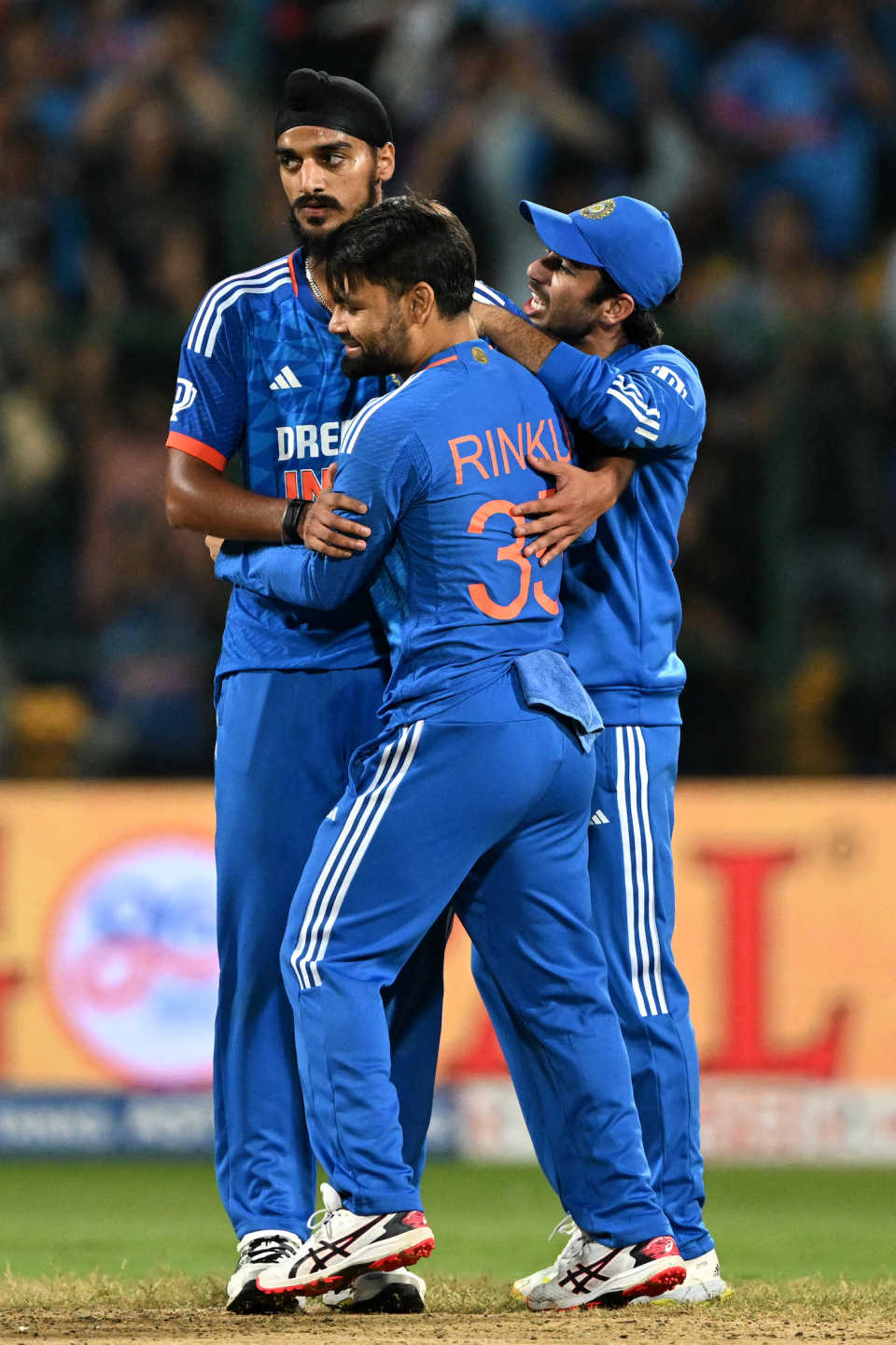 Arshdeep Singh gave away just three runs in the final over