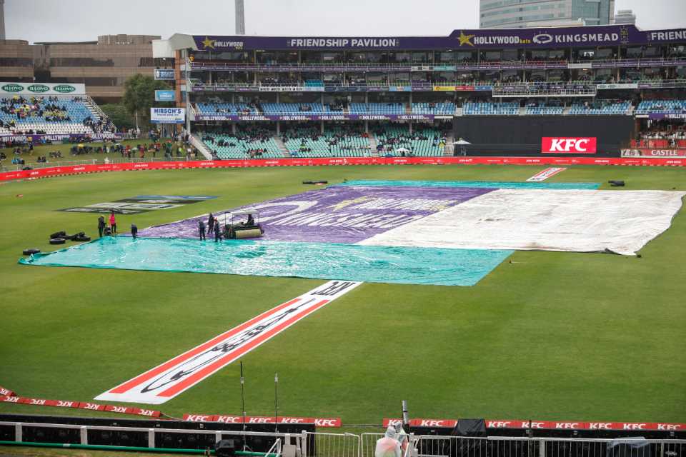 It was a rainy start to India's tour of South Africa