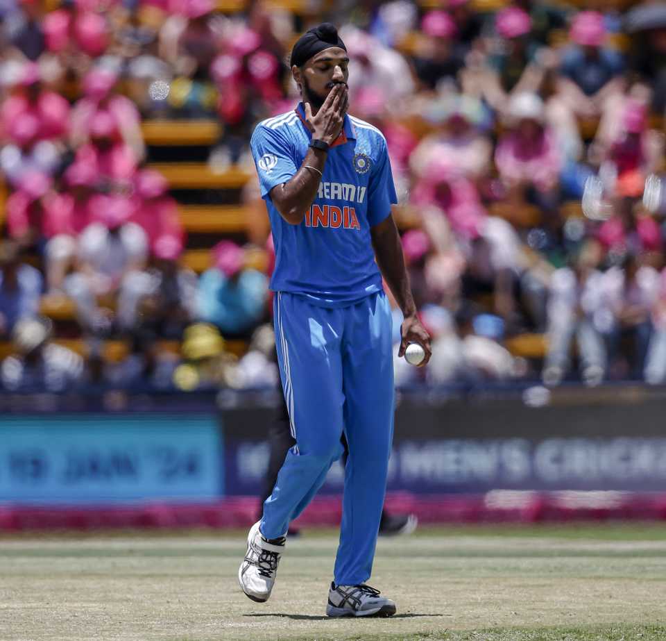 Arshdeep Singh picked up his maiden five-wicket haul in ODIs