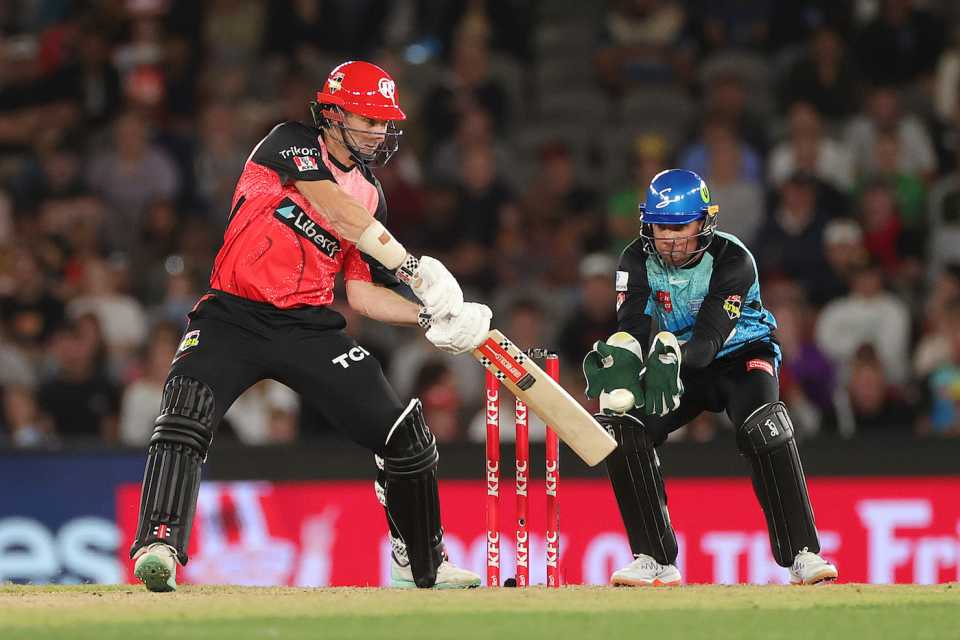 Shaun Marsh has now scored half-centuries in both his BBL innings this season, Melbourne Renegades vs Adelaide Strikers, BBL, Melbourne, December 29, 2023