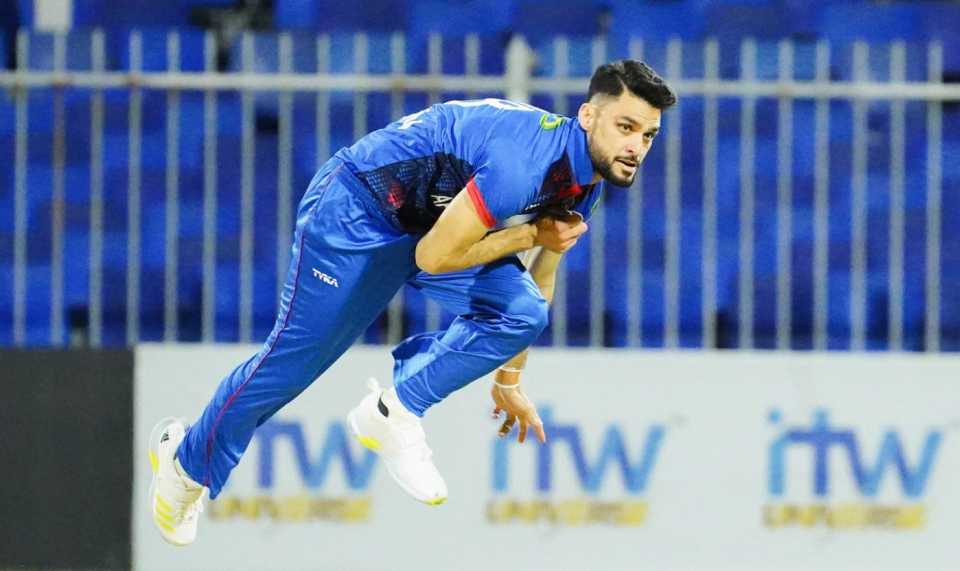 Naveen-ul-Haq bagged four wickets, UAE vs Afghanistan, 3rd T20I, Sharjah, January 2, 2024