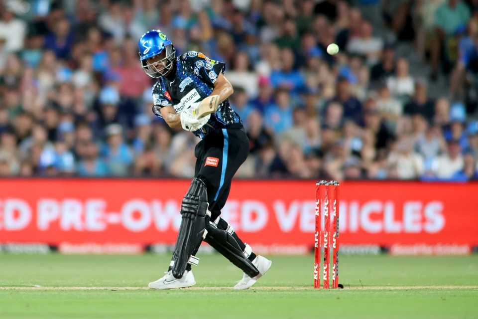 Matthew Short hit 76 not out in the chase, Adelaide Strikers vs Perth Scorchers, BBL 2023-24, Adelaide, January 5, 2024