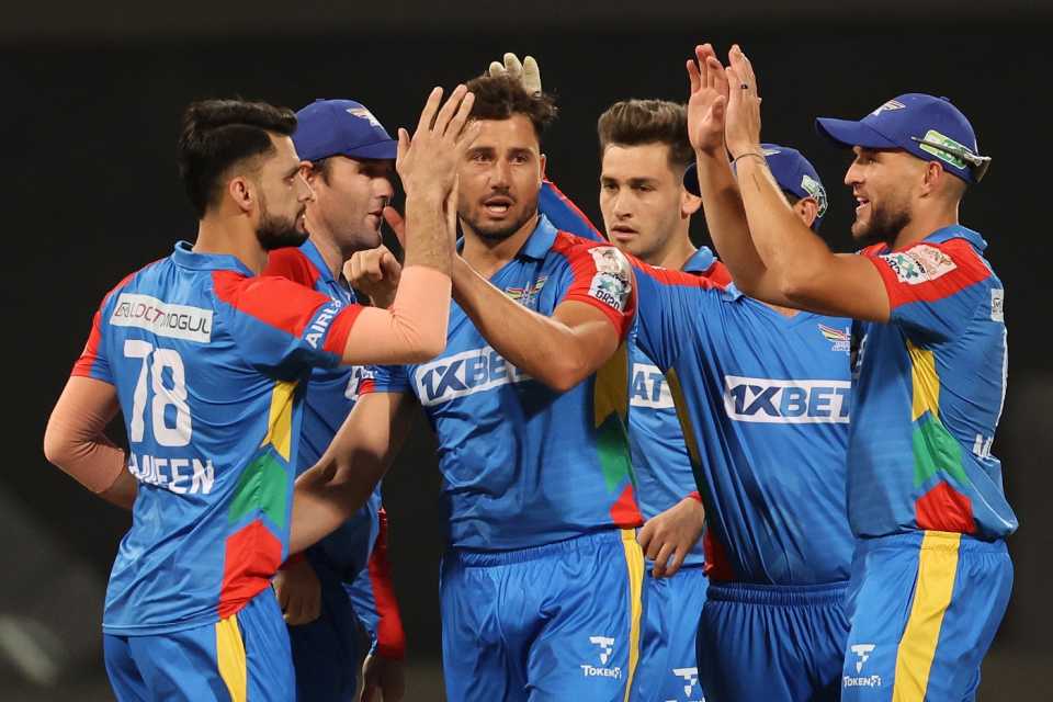 Marcus Stoinis picked 3 for 18 from his four overs, MI Cape Town vs Durban's Super Giants, SA20, Cape Town, January 23, 2024