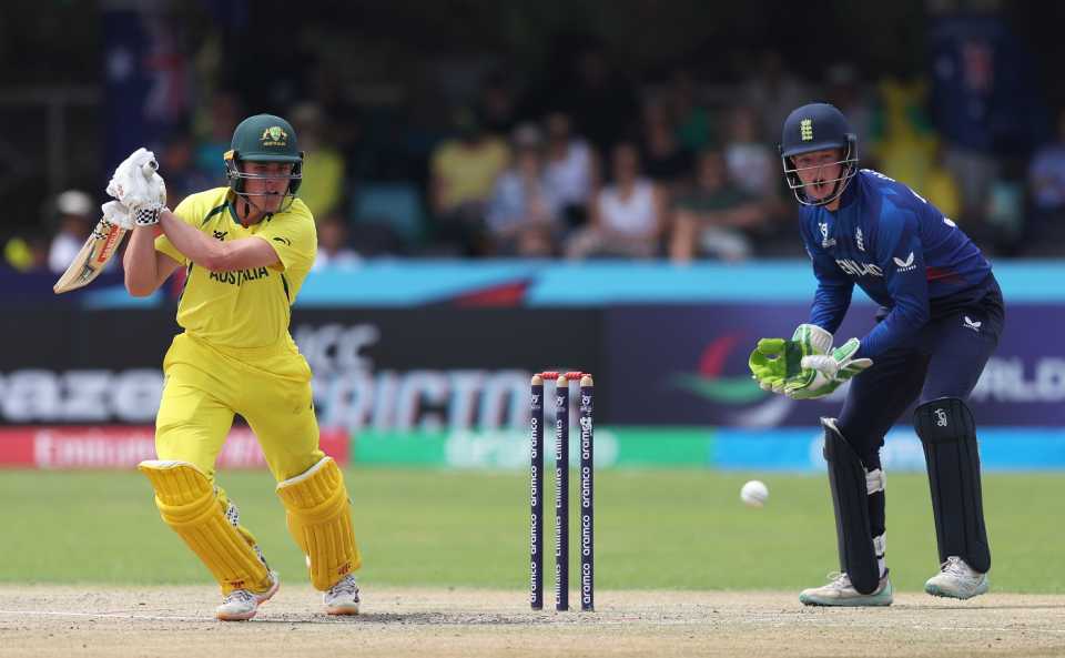 Cricket Photos - AUS19 vs ENG19, 30th Match, Super Sixes, Group 2 Pictures