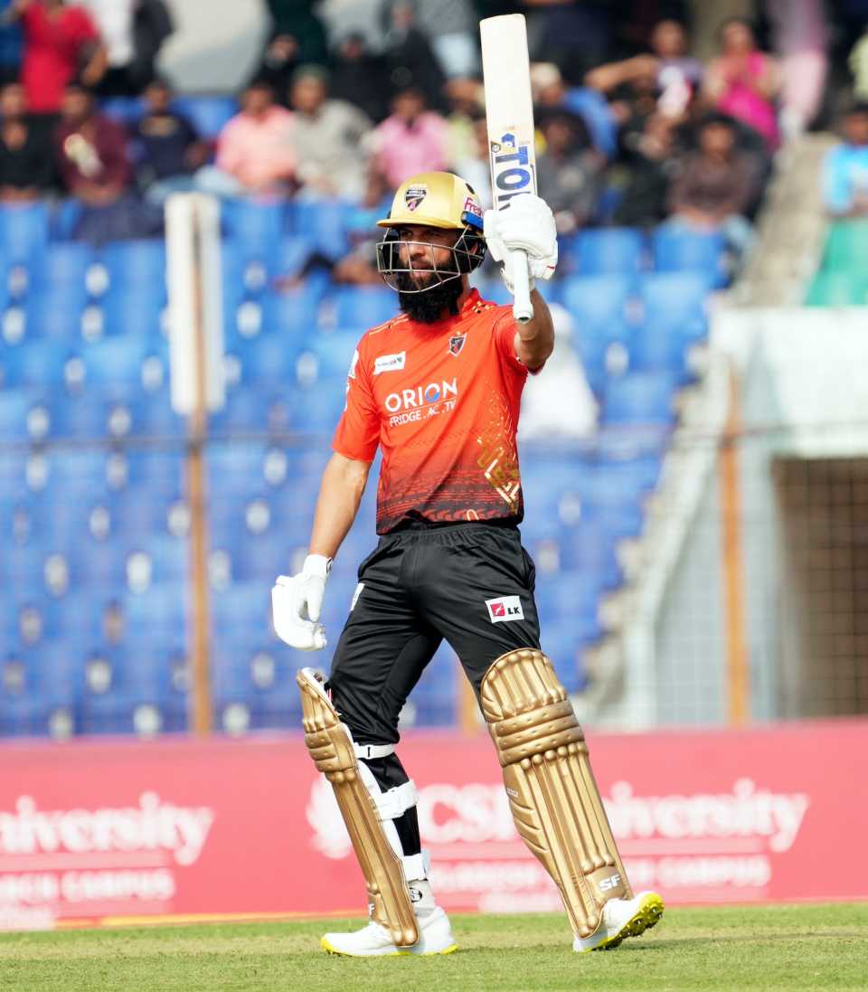 Moeen Ali started his BPL campaign with a quickfire half-century, Chattogram Challengers vs Comilla Victorians, BPL 2024, Chattogram, February 13, 2024