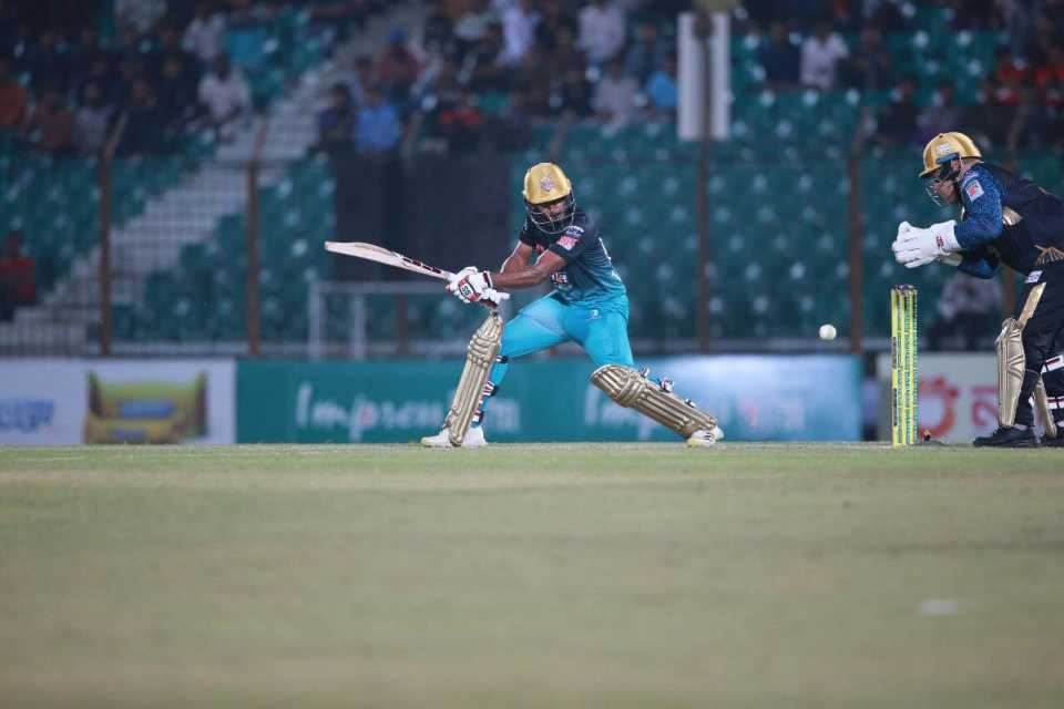 Tanzid Hasan scored 70 off 51 opening the batting, Chattogram Challengers vs Durdanto Dhaka, BPL 2024, Chattogram, February 17, 2024