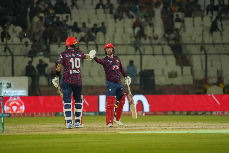 Alex Hales and Colin Munro shared a 108-run opening stand, Karachi Kings vs Islamabad United, Pakistan Super League, Karachi, February 28, 2024 