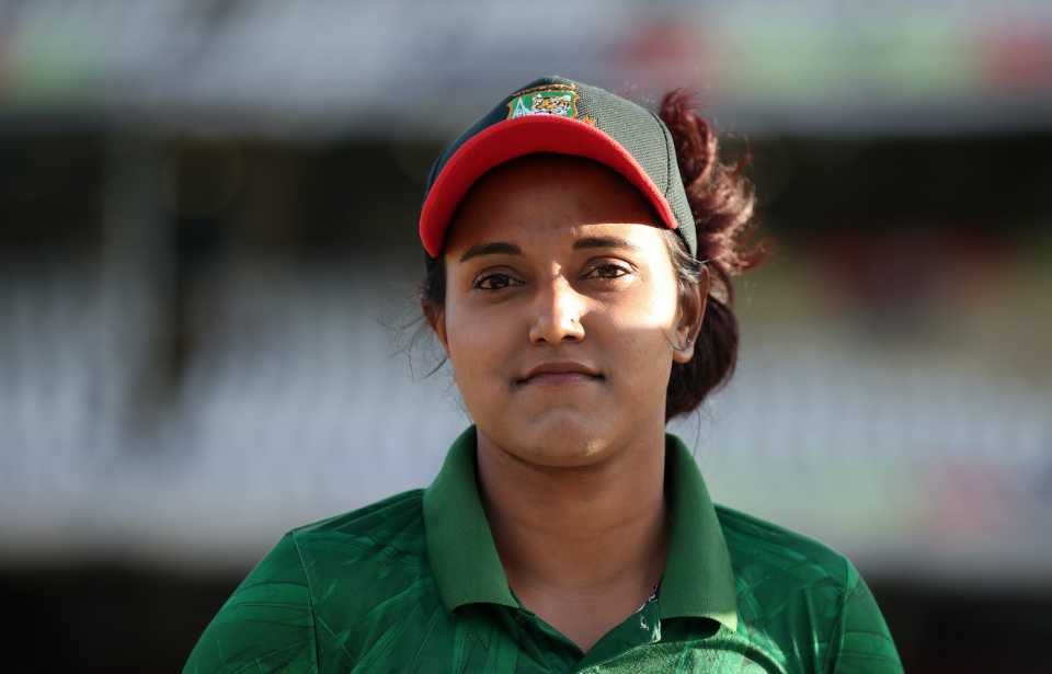 Nigar Sultana looks on during the toss