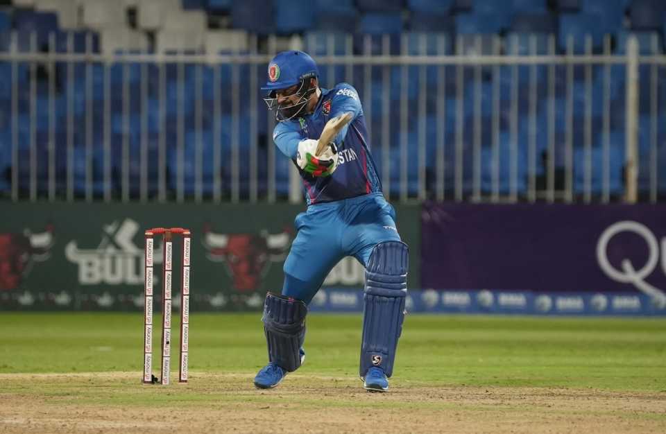Rashid Khan chipped in with a quick 25, Afghanistan vs Ireland, 2nd T20I, Sharjah, March 17, 2024