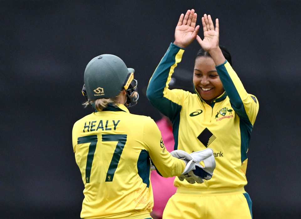 Alana King followed her runs with an excellent spell, Bangladesh vs Australia, 1st ODI, Mirpur, March 21, 2024