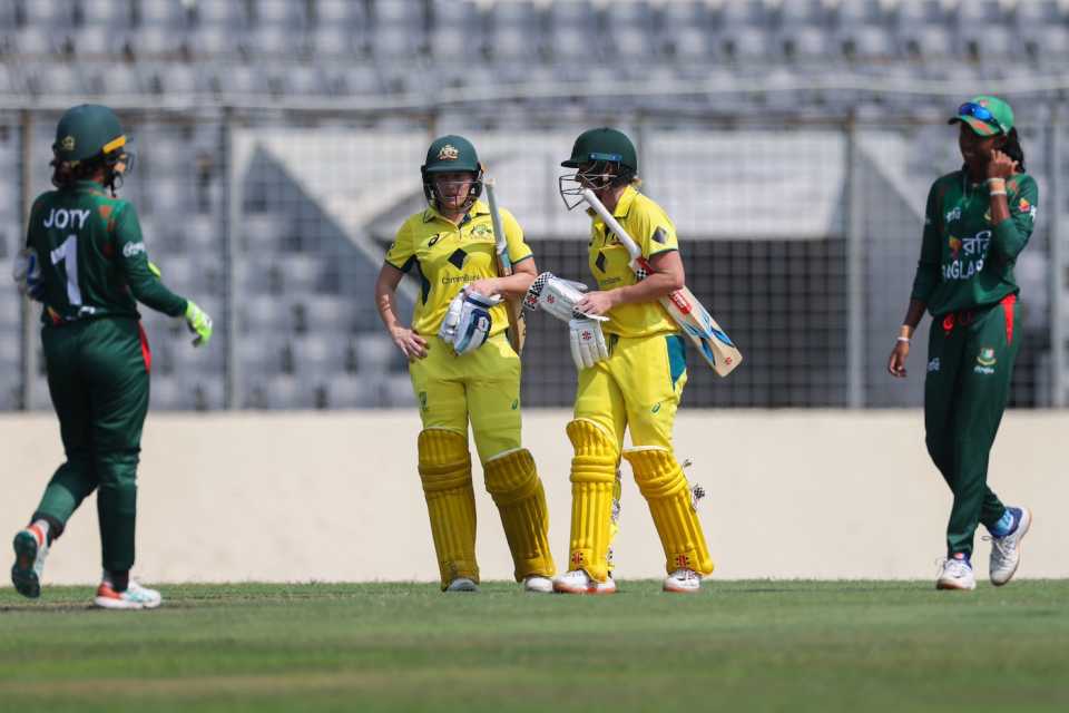 Job done, Alyssa Healy and Beth Mooney can walk off proudly, Bangladesh vs Australia, 1st T20I, Dhaka, March 31, 2024