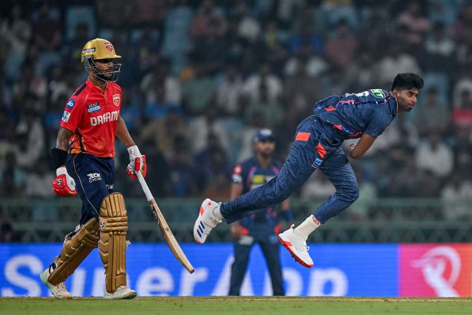 Mayank Yadav lets fly, Lucknow Super Giants vs Punjab Kings, IPL 2024, Lucknow, March 30, 2024