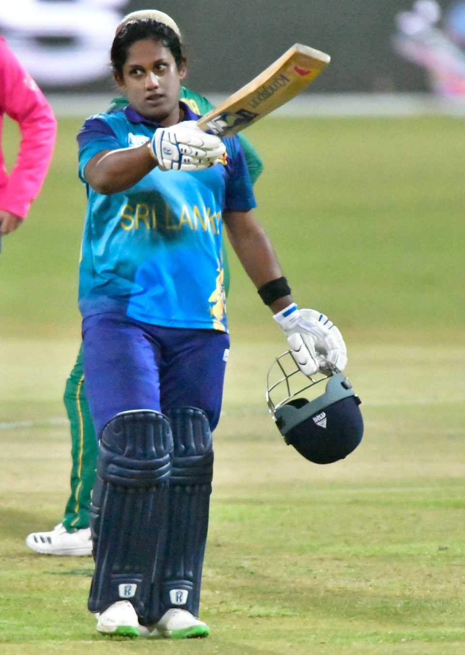 Chamari Athapaththu led Sri Lanka's chase with 195 not out off 139, South Africa vs Sri Lanka, 3rd ODI, Kimberley, April 17, 2024