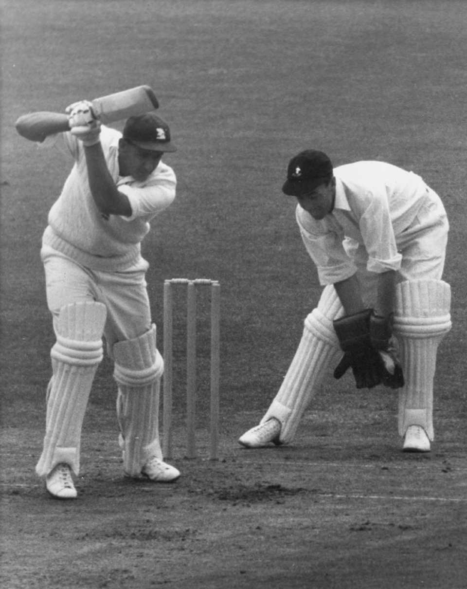 Raman Subba Row batting against South Africa in 1960