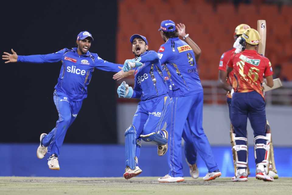 That's the game, and Mumbai Indians can finally celebrate