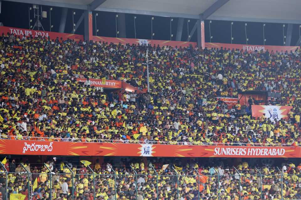 There was plenty of yellow in Hyderabad, as expected