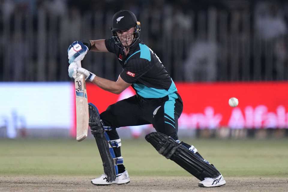 Mark Chapman kept New Zealand's chase on track, Pakistan vs New Zealand, 3rd T20I, Rawalpindi, April 21, 2024