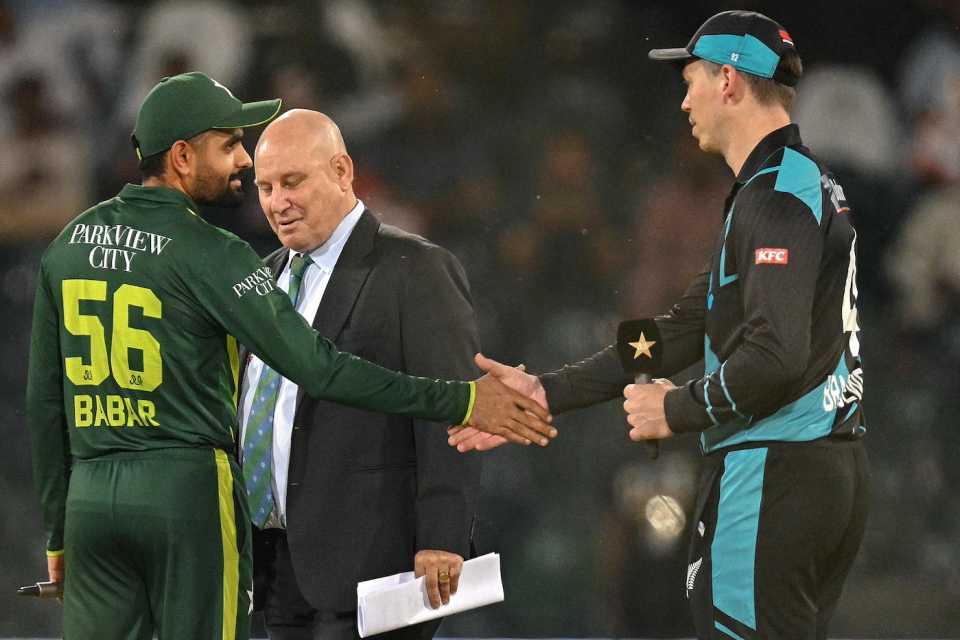 Babar Azam, leading a vastly changed Pakistan side, asked Michael Bracewell to bat