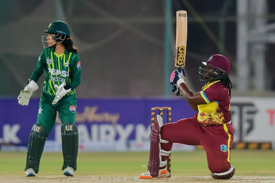 Qiana Joseph opened the batting for the first time in her T20I career