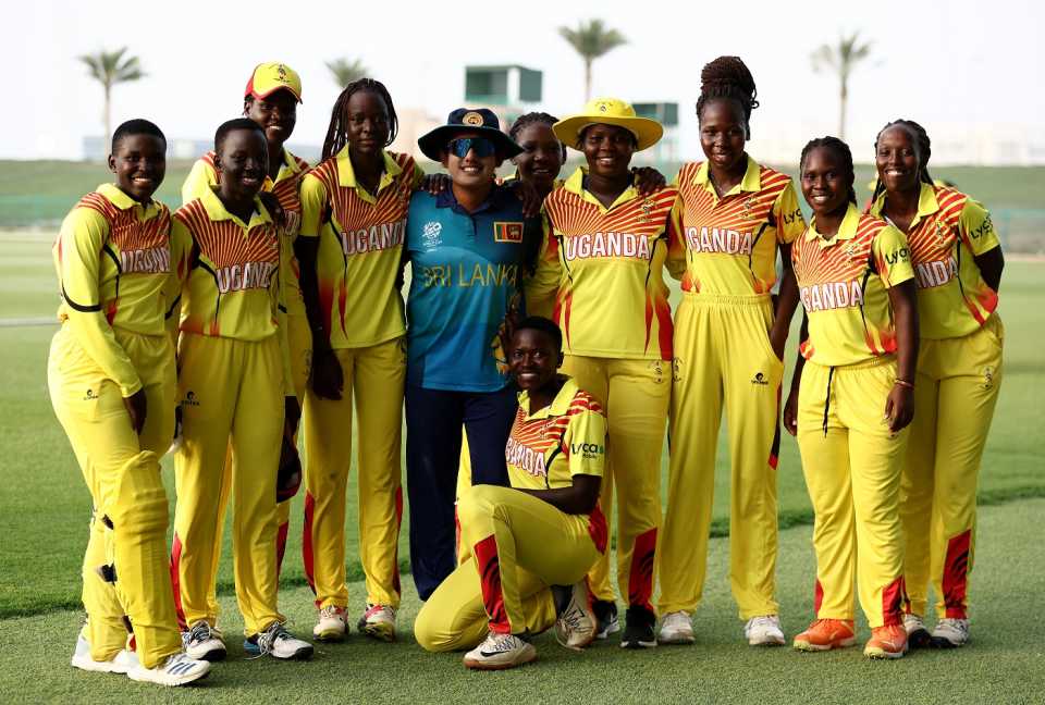 Uganda lost to Sri Lanka, but had their fan moment with Chamari Athapaththu, Sri Lanka vs Uganda, Women's T20 World Cup Qualifier, Abu Dhabi, May 1, 2024