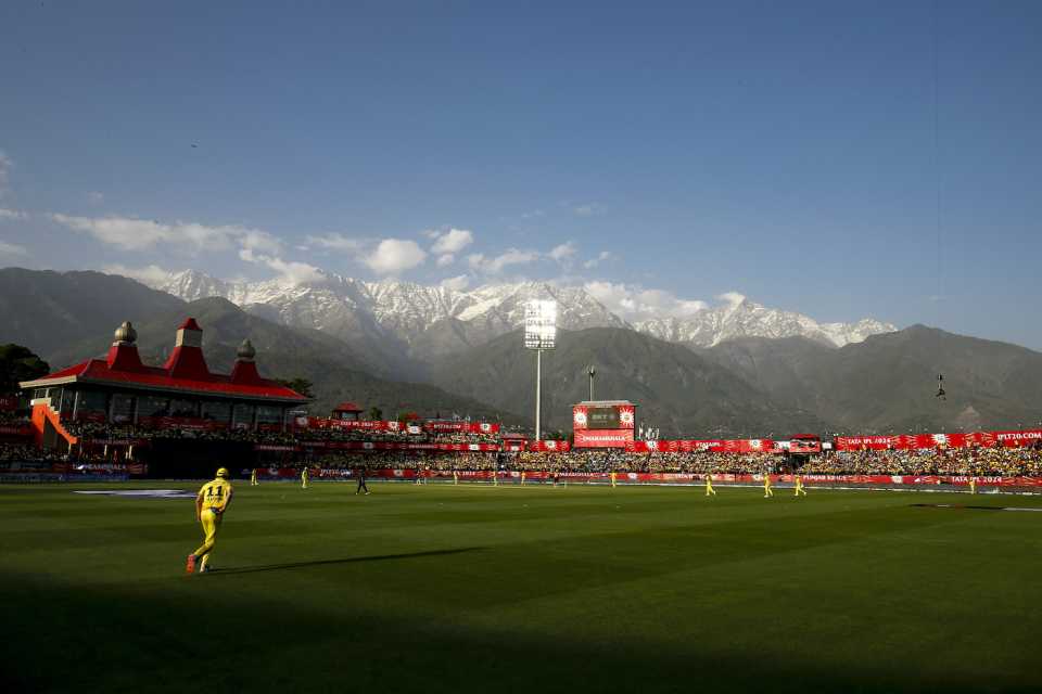The view was as good as ever in Dharamsala, Punjab Kings vs Chennai Super Kings, IPL 2024, Dharamsala, May 5, 2024