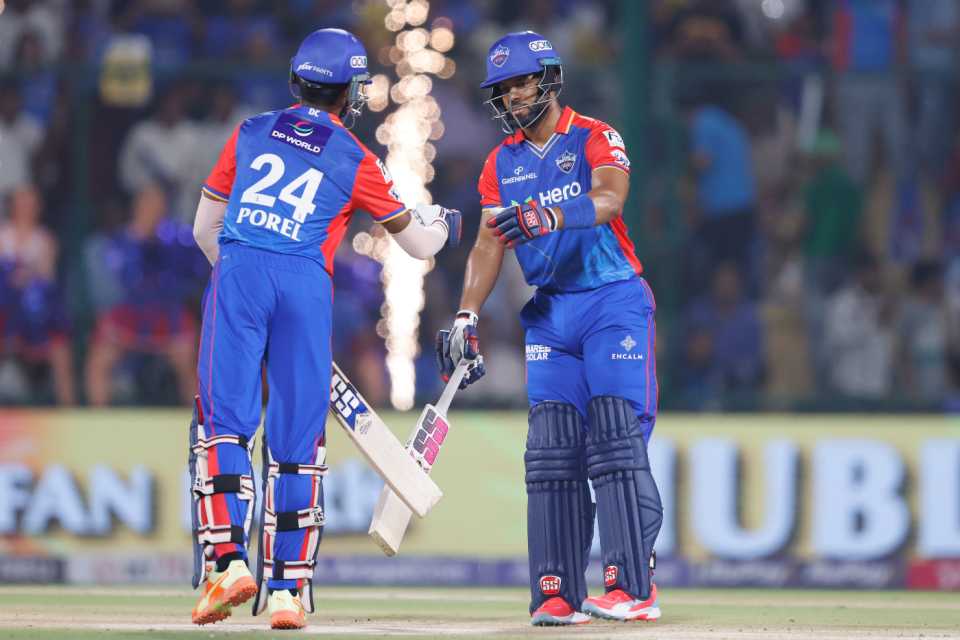 Abishek Porel and Shai Hope brought up a fifty stand in 23 balls, Delhi Capitals vs Lucknow Super Giants, IPL 2024, Delhi, May 14, 2024