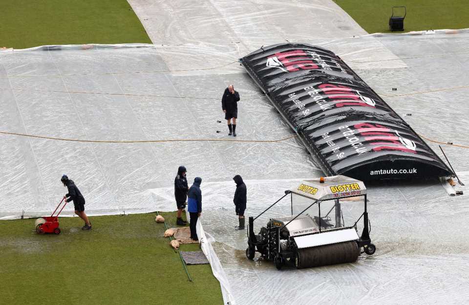 A bleak scene at Headingley ahead of the first T20I, England vs Pakistan, 1st T20I, Headingley, May 22, 2024