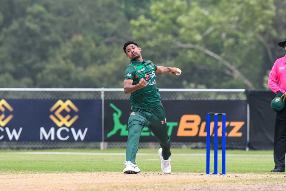 Mustafizur Rahman picked a career-best 6 for 10 in the third T20I, USA vs Bangladesh, 3rd T20I, Dallas, May 26, 2024