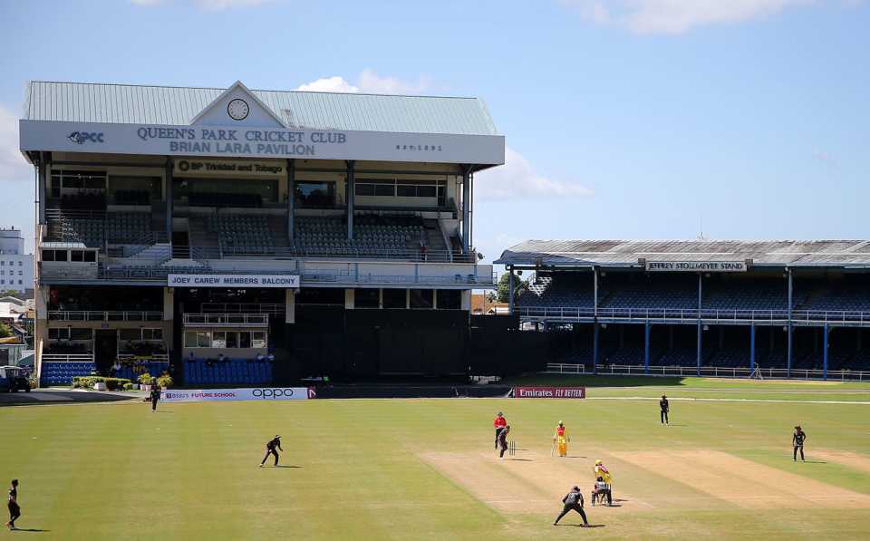 A general view of the Queen's Park Oval, Uganda Under-19 vs UAE Under-19, Under-19 World Cup, Port-of-Spain, January 25, 2022