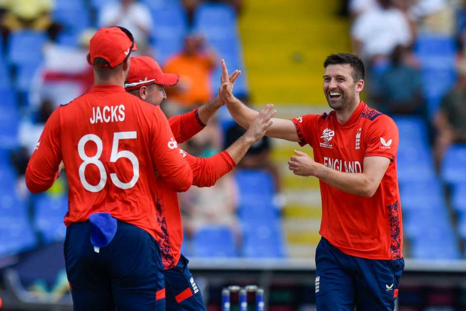 Mark Wood bowled with pace to claim three wickets, England vs Oman, T20 World Cup, Group B, Antigua, June 13, 2024