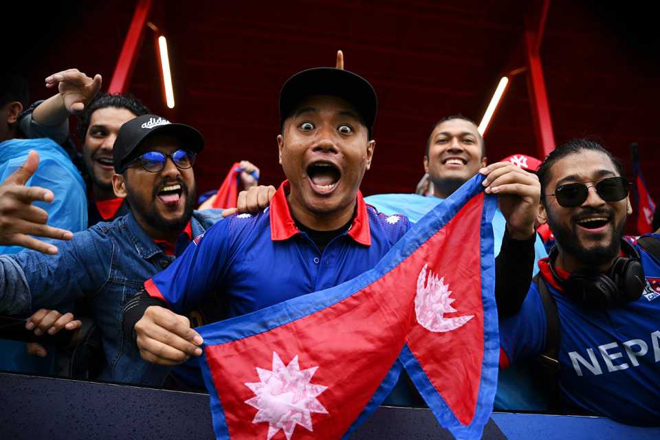 Nepal's fans show their support, Nepal vs Sri Lanka, T20 World Cup 2024, Lauderhill, June 11, 2024
