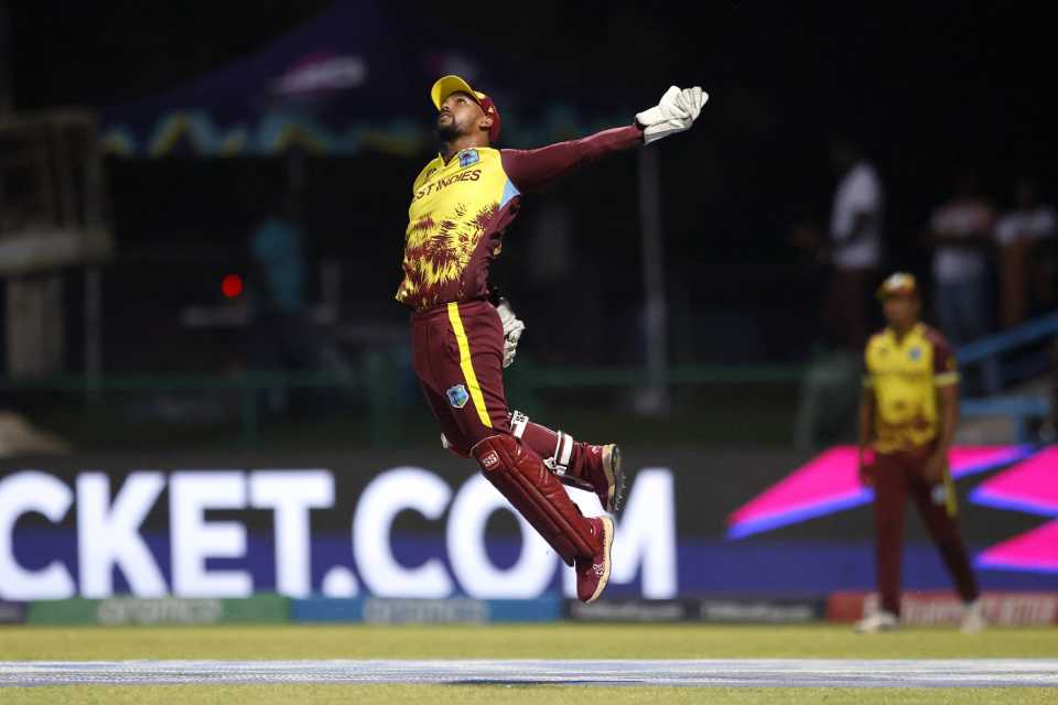 Nicholas Pooran`s acrobatic catch sent Heinrich Klaasen back, T20 World Cup 2024, Super Eight, North Sound, June 23, 2024