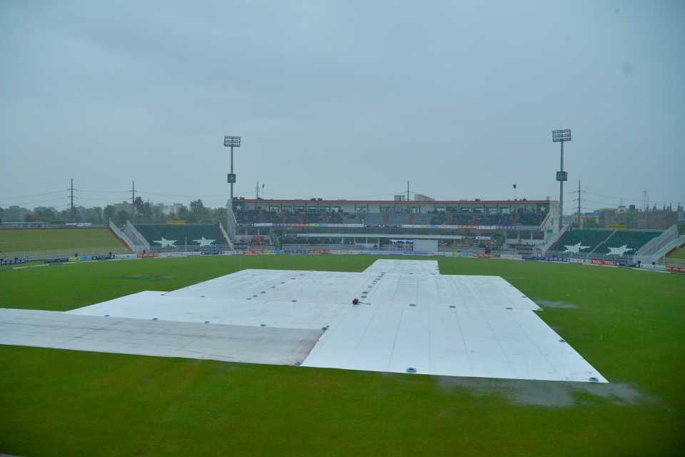 Heavy rain greeted teams in Rawalpindi, Pakistan vs Bangladesh, 2nd Test, 1st day, Rawalpindi, August 30, 2024
