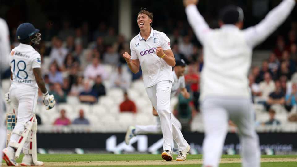 Josh Hull made Pathum Nissanka his first Test wicket, England vs Sri Lanka, 3rd Men's Test, The Oval, 2nd day, September 7, 2024
