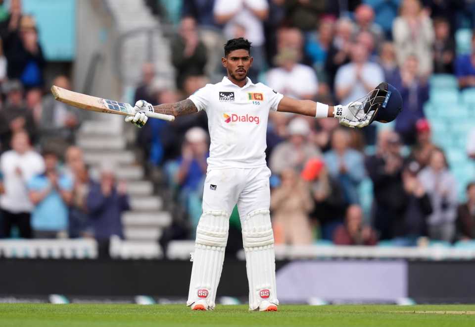 Pathum Nissanka brought up a century, England vs Sri Lanka, 3rd Men`s Test, The Oval, London, 4th day, September 9, 2024