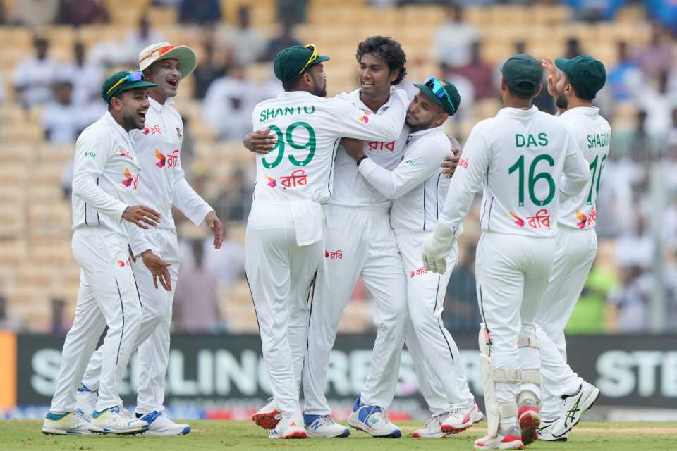 Hasan Mahmud was Bangladesh‍‍`s star on the first morning, India vs Bangladesh, 1st Test, Chennai, September 19, 2024