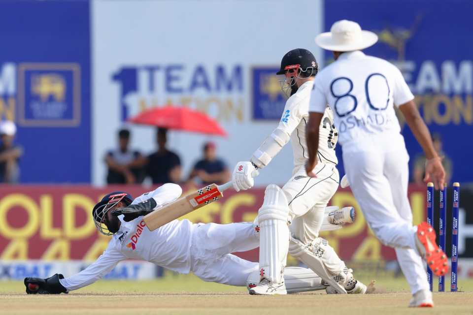 Kusal Mendis took an excellent catch to send back Kane Williamson, Sri Lanka vs New Zealand, 1st Test, Galle, 2nd day, September 19, 2024