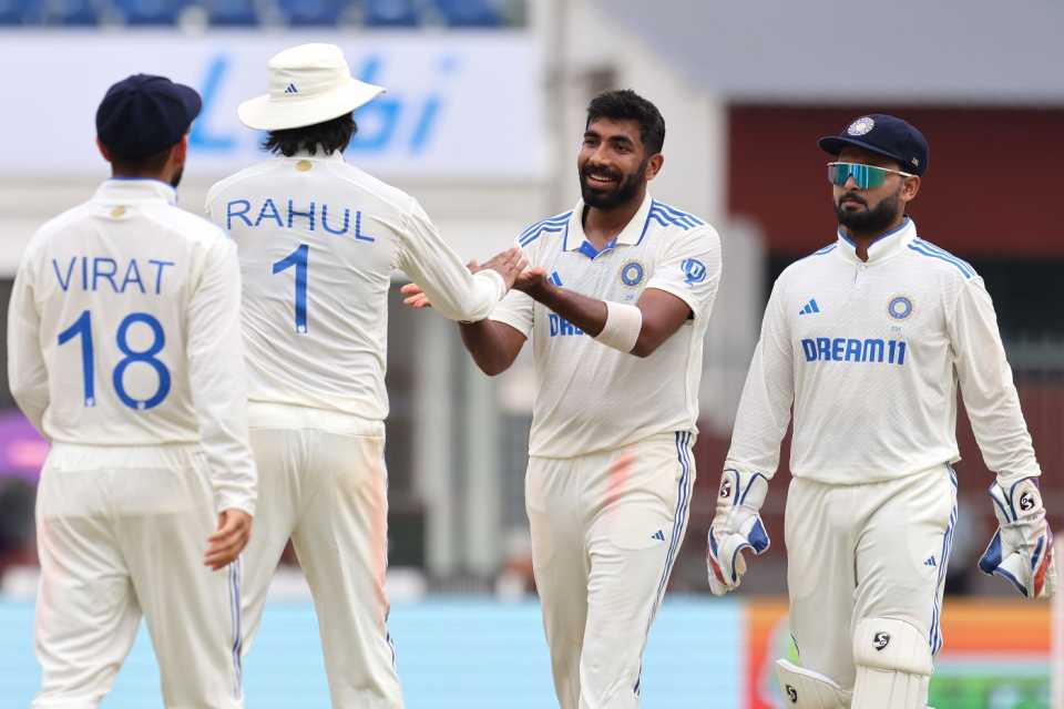 Jasprit Bumrah broke a defiant opening partnership, India vs Bangladesh, 1st Test, 3rd day, Chennai, September 21, 2024