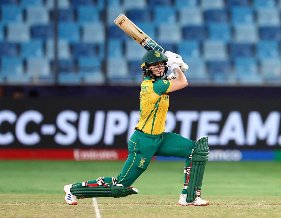 Laura Wolvaardt got off to a solid start, Australia vs South Africa, semi-final, Dubai, Women's T20 World Cup, October 17, 2024