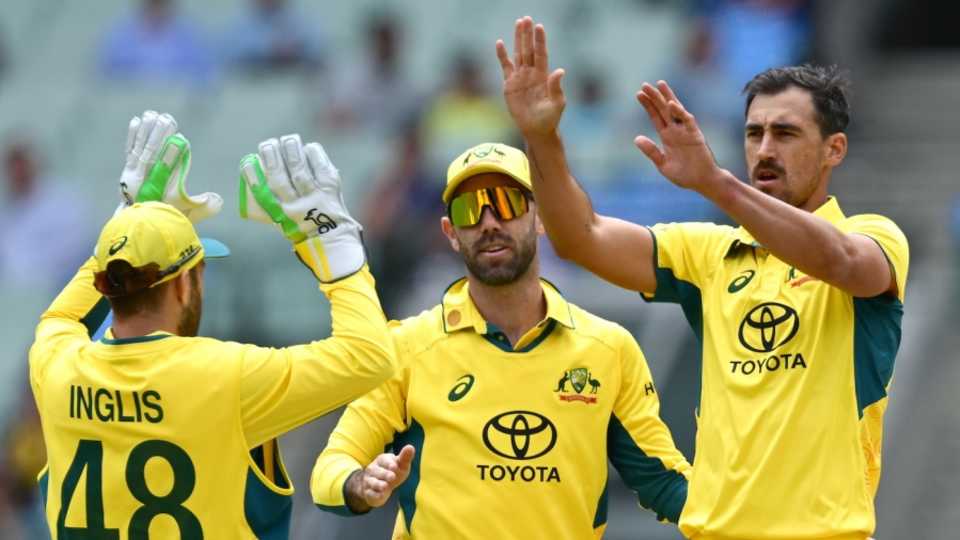 Mitchell Starc got the first two wickets, Australia vs Pakistan, 1st ODI, Melbourne, November 4, 2024