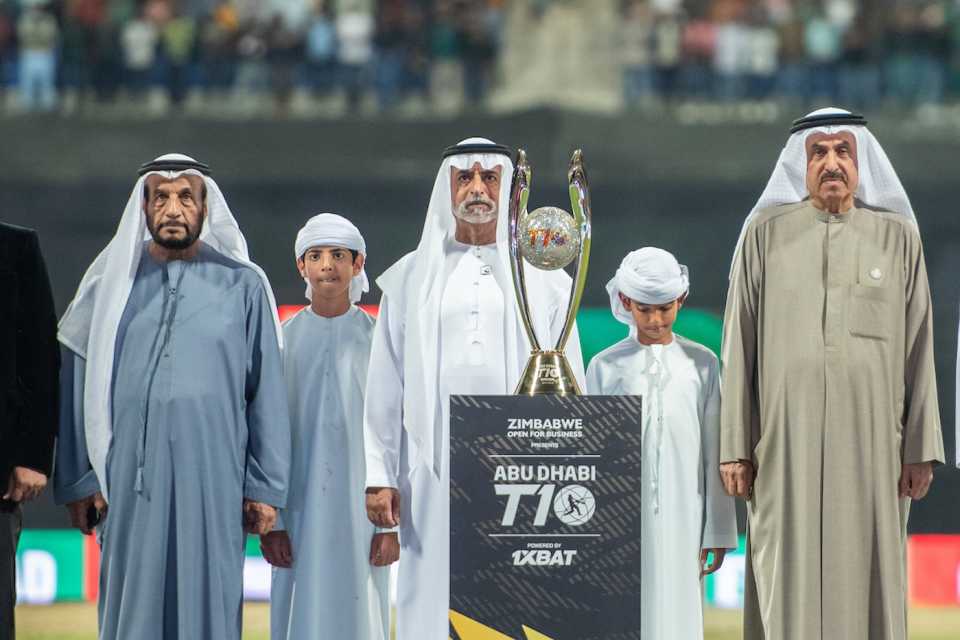 Sheikh Nahyan Mubarak Al Nahyan attended the final, Deccan Gladiators vs Morrisville Samp Army, Abu Dhabi T10, Abu Dhabi, December 2, 2024