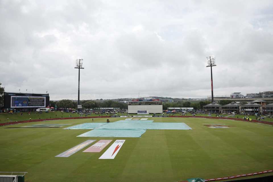 Rain in Centurion delayed the start of play on the third day, South Africa vs Pakistan, 1st Test, Centurion, 3rd day, December 28, 2024