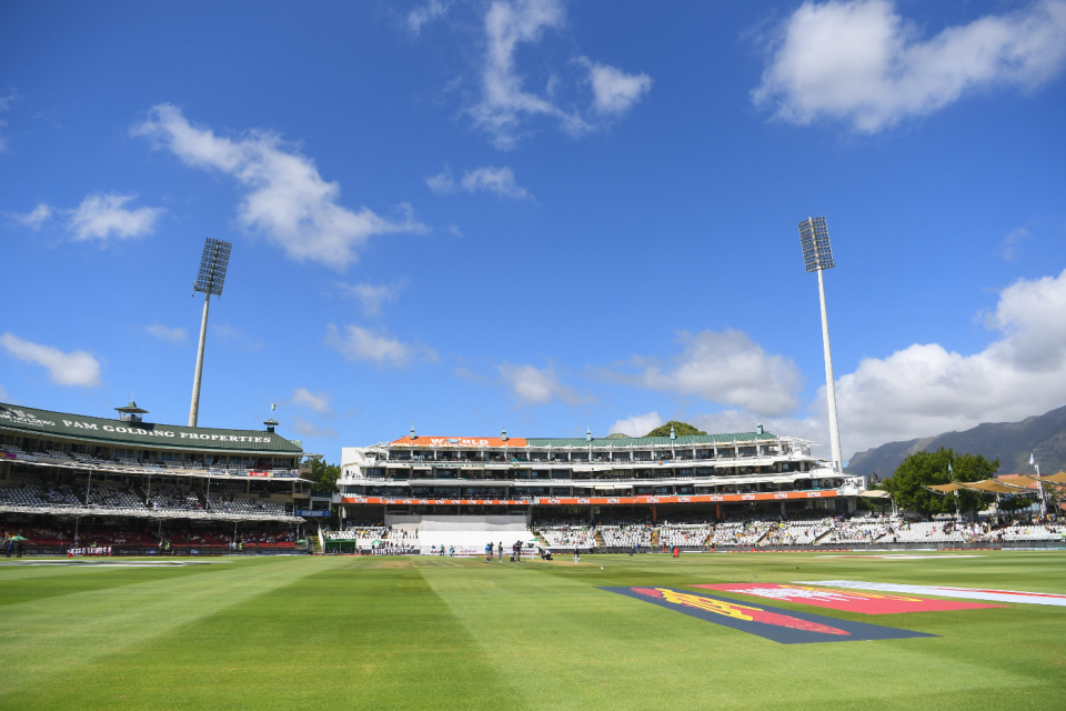 A general view of Newlands on the first morning, South Africa vs Pakistan, second Test, Cape Town, January 3, 2025