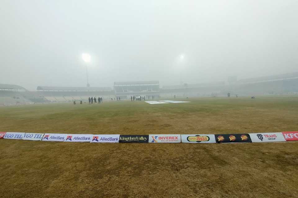 Fog delayed the toss in Multan, Pakistan vs West Indies, 1st Test, day one, Multan, January 17, 2025