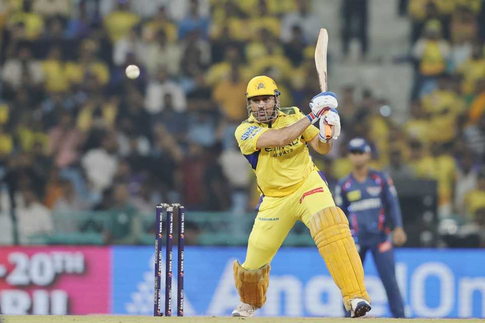 MS Dhoni made 26 off 11 balls, Lucknow Super Giants vs Chennai Super Kings, IPL 2025, Lucknow, April 14, 2025