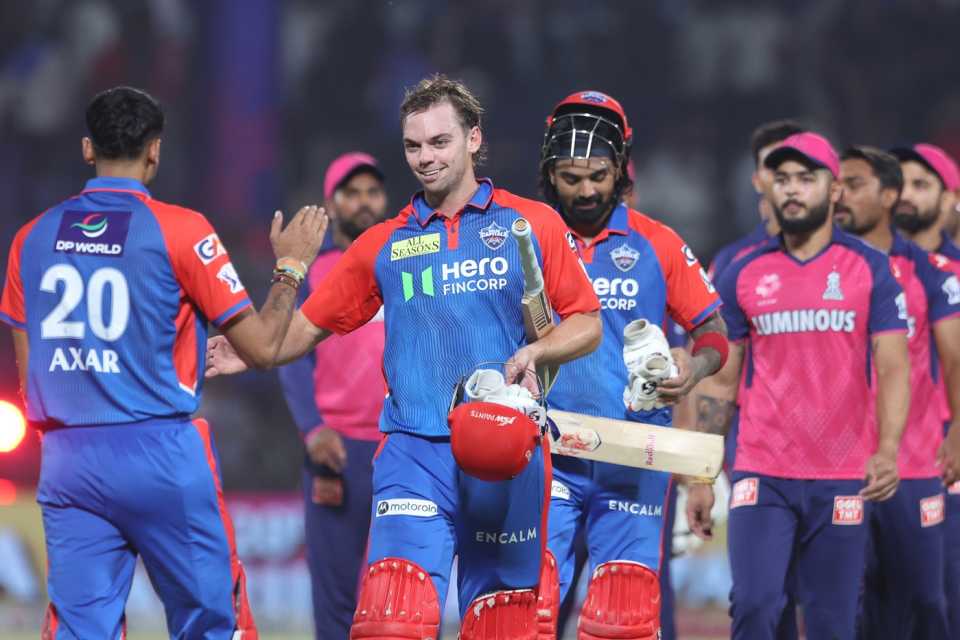 Tristan Stubbs and KL Rahul finished the job for DC, Delhi Capitals vs Rajasthan Royals, IPL 2025, Delhi, April 16, 2025