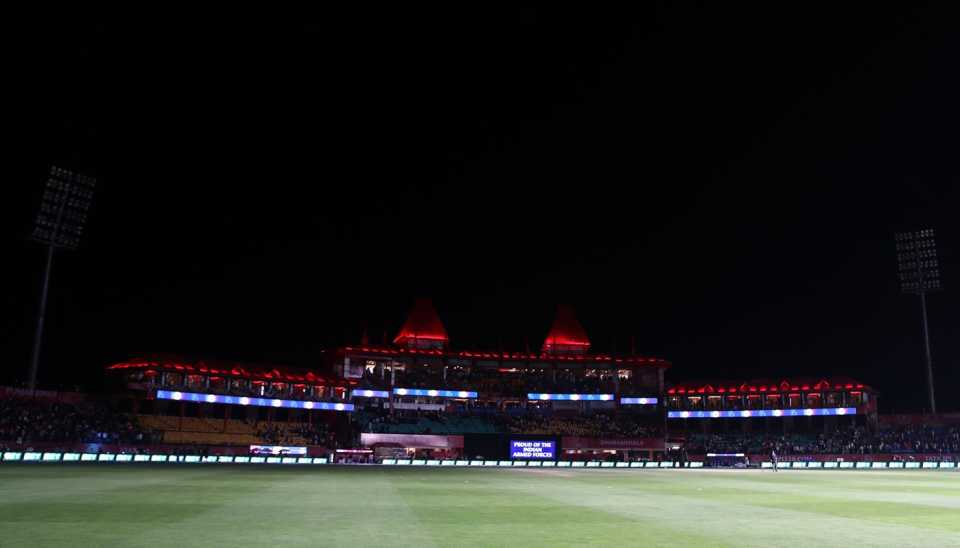 The PBKS-DC game in Dharamsala was called off after a floodlight failure, Punjab Kings vs Delhi Capitals, IPL 2025, Dharamsala, May 8, 2025