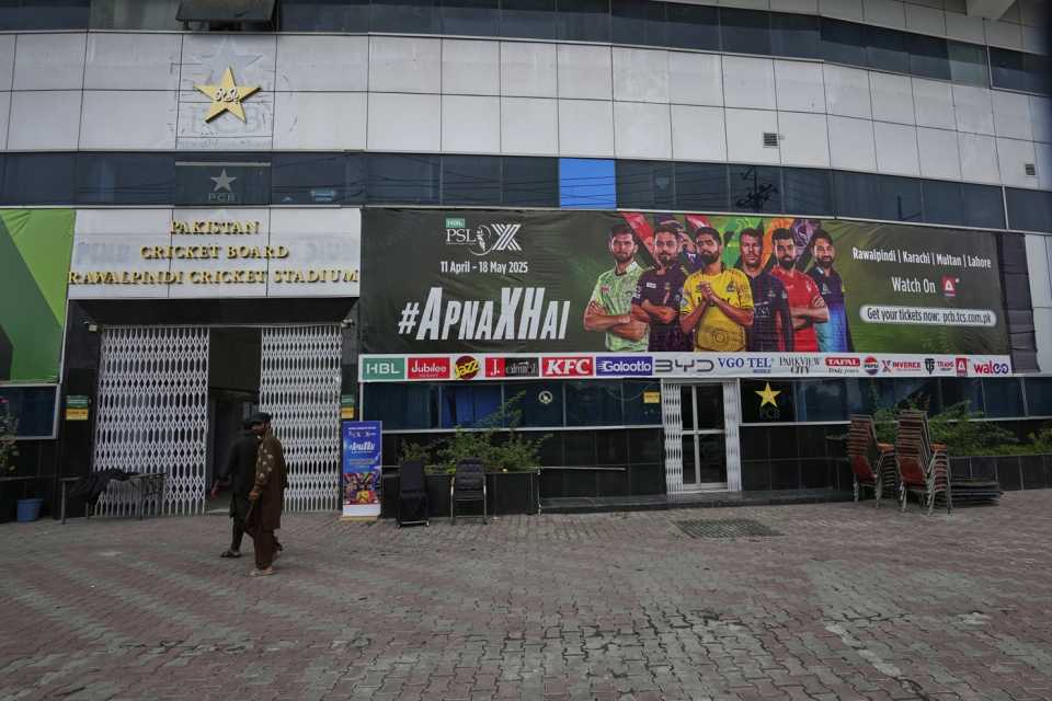 The remainder of PSL 2025 has been moved out of Pakistan, Rawalpindi, May 9, 2025